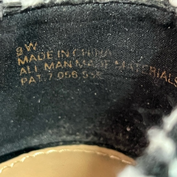 Lane Bryant black and white houndstooth flats with black bow size 9W - Picture 13 of 13